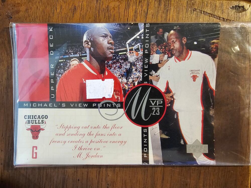 Michael Jordan 1997 Upper Deck #VP3 - View Points - NBA - Jumbo